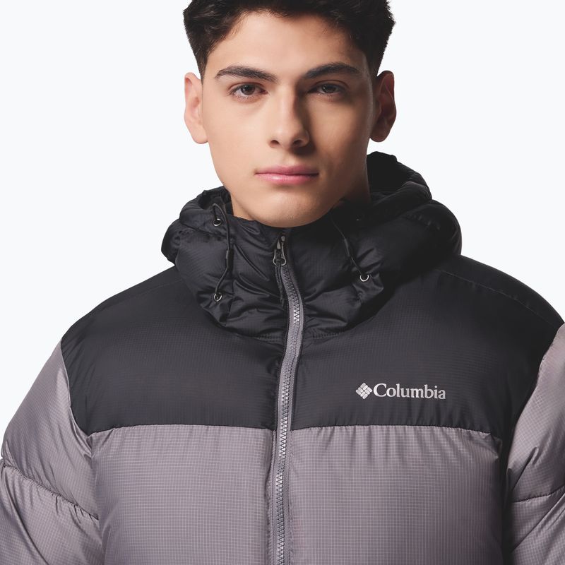 Куртка утеплена чоловіча Columbia Puffect II Hooded city grey/black 8