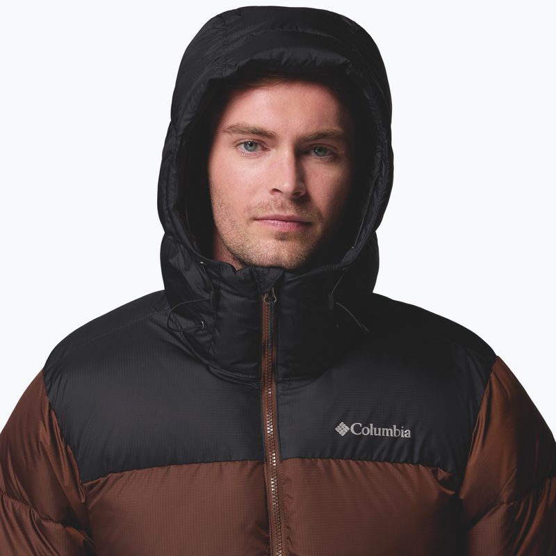Куртка утеплена чоловіча Columbia Puffect II Hooded tobacco/black 6