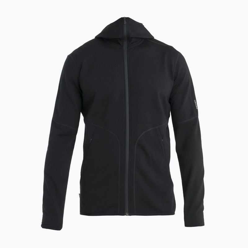 Кофта лижна чоловіча icebreaker Merino 560 Realfleece Elemental II black 5