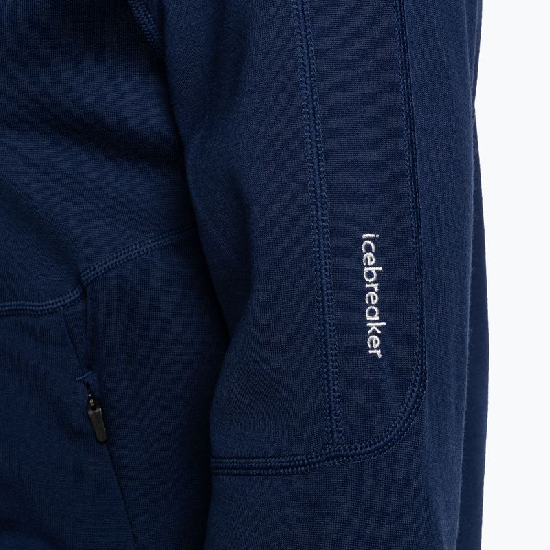 Кофта лижна жіноча icebreaker Merino 560 Realfleece Elemental II royal navy 3
