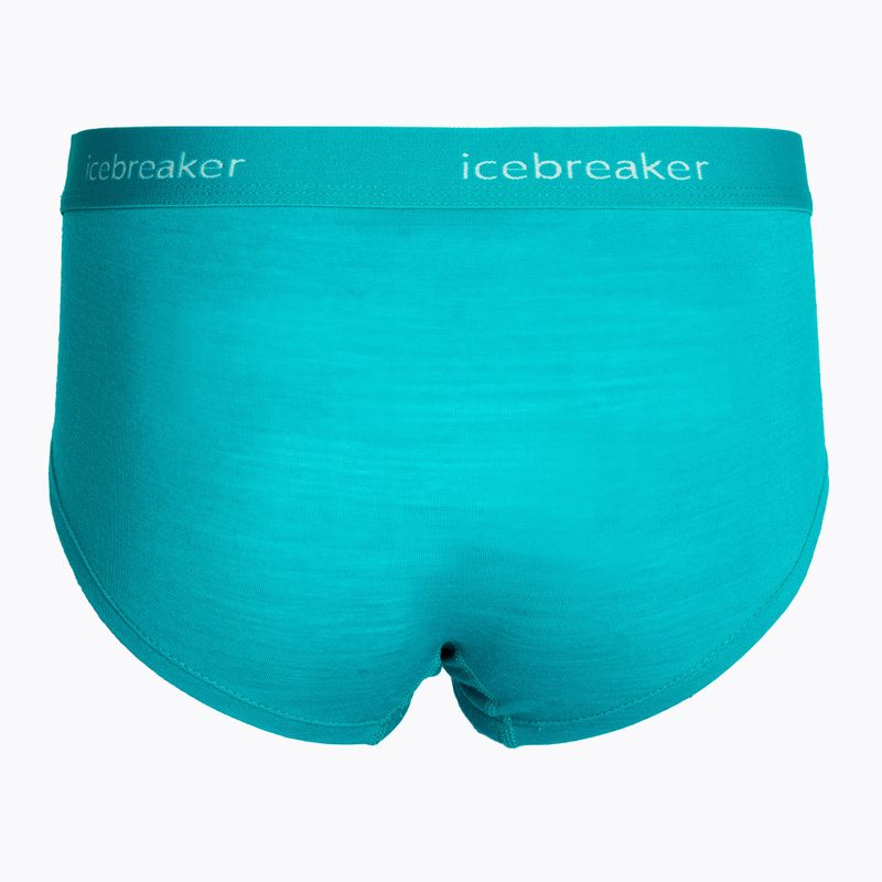 Термобоксери жіночі icebreaker Sprite Hot flux green 2