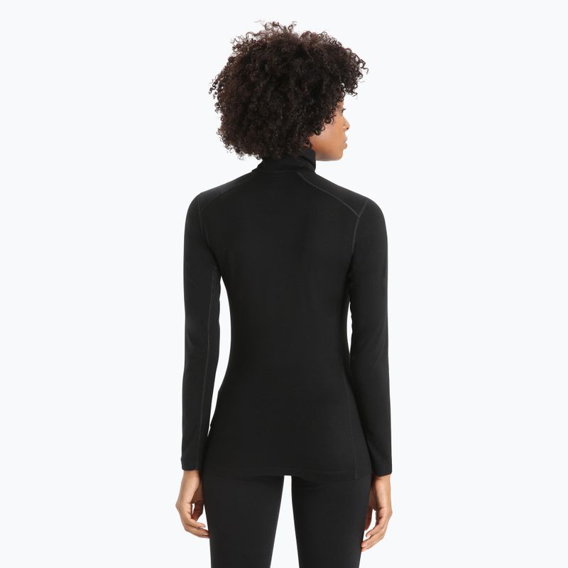 Лонгслів жіночий Icebreaker 200 Oasis Half Zip чорний 3