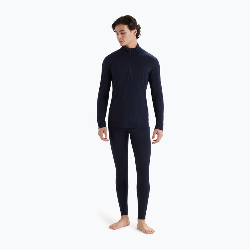 Кофта термічна чоловіча icebreaker Merino 200 Oasis Half Zip midnight navy 2