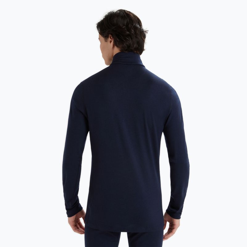 Кофта термічна чоловіча icebreaker Merino 200 Oasis Half Zip midnight navy 3