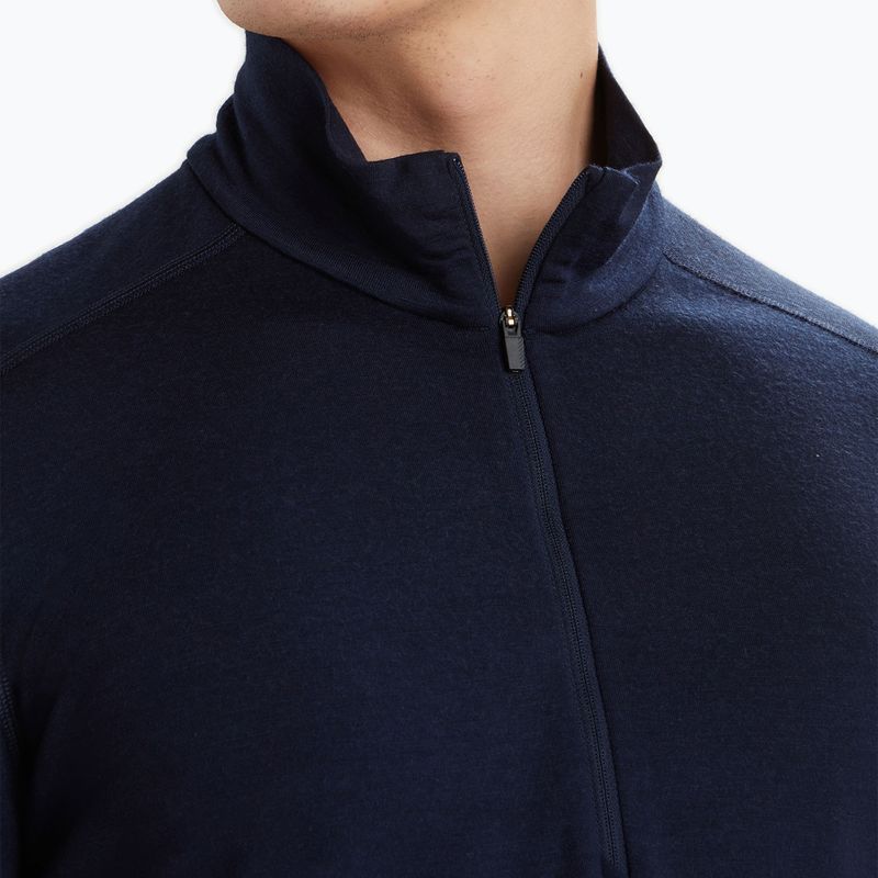 Кофта термічна чоловіча icebreaker Merino 200 Oasis Half Zip midnight navy 4