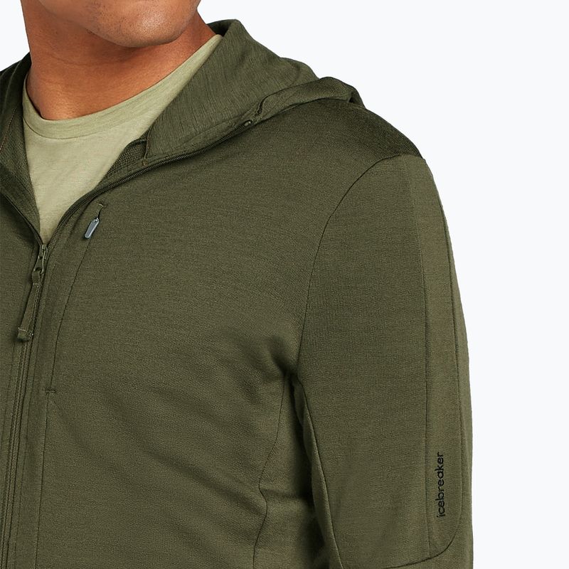 Чоловіча толстовка Merino 260 Quantum IV Zip Hoodie loden 6