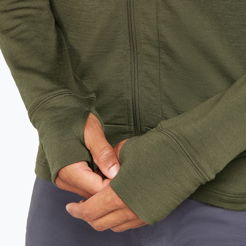 Чоловіча толстовка Merino 260 Quantum IV Zip Hoodie loden 8