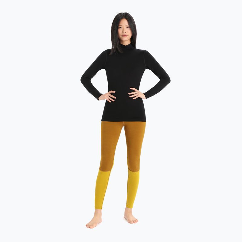Жіноча термоактивна кофта icebreaker 260 Tech Turtleneck black 2