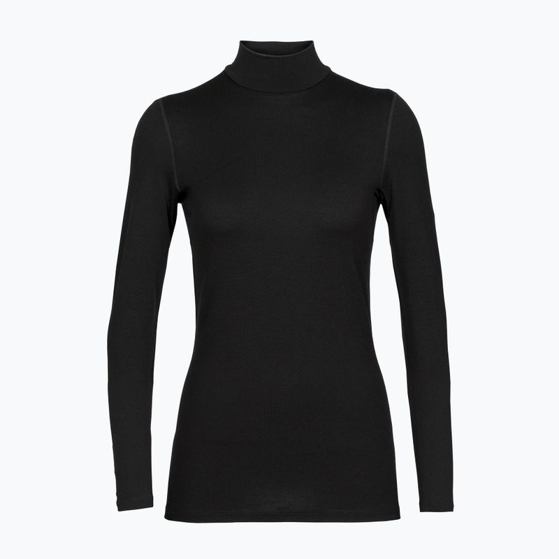 Жіноча термоактивна кофта icebreaker 260 Tech Turtleneck black 6