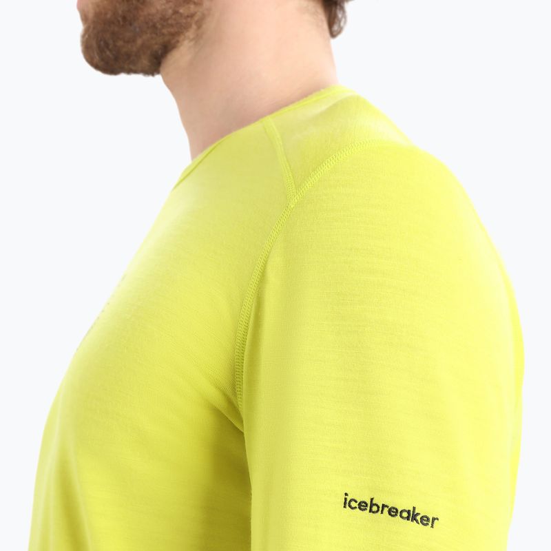 Чоловіча термоактивна кофта icebreaker 200 Oasis Crewe Alps 3D shine 5