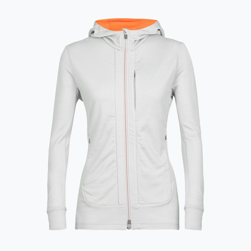 Кофта трекінгова жіноча icebreaker Quantum III Zip Hood ether/flash 9