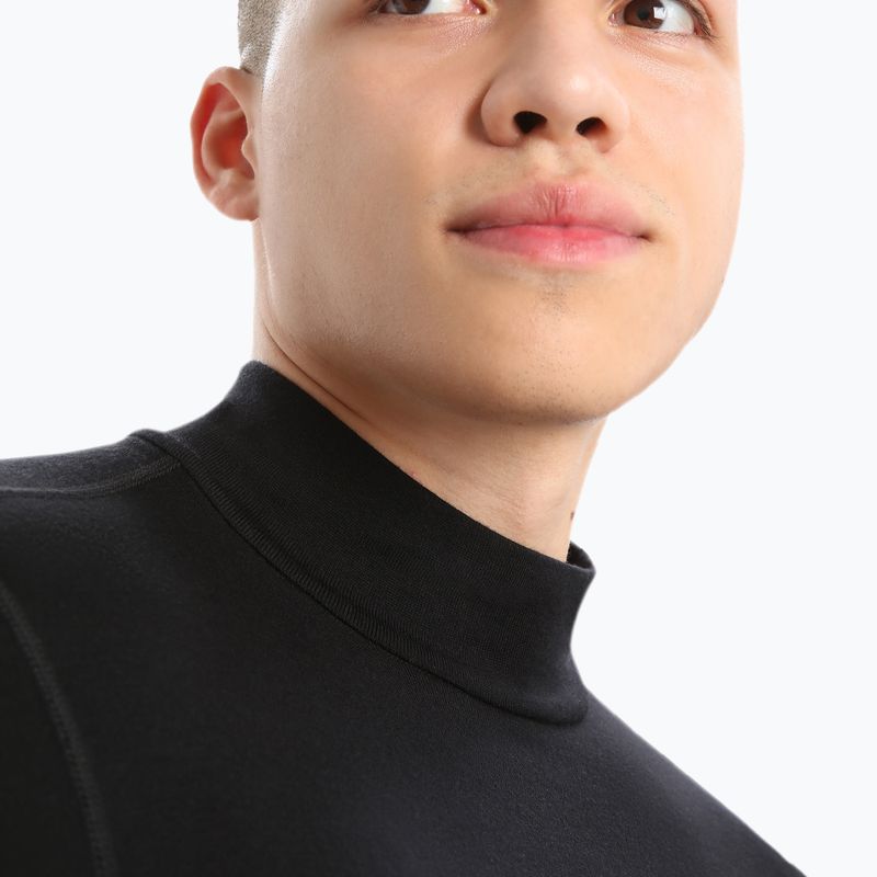 Чоловіча термоактивна кофта icebreaker 260 Tech Turtleneck black 3