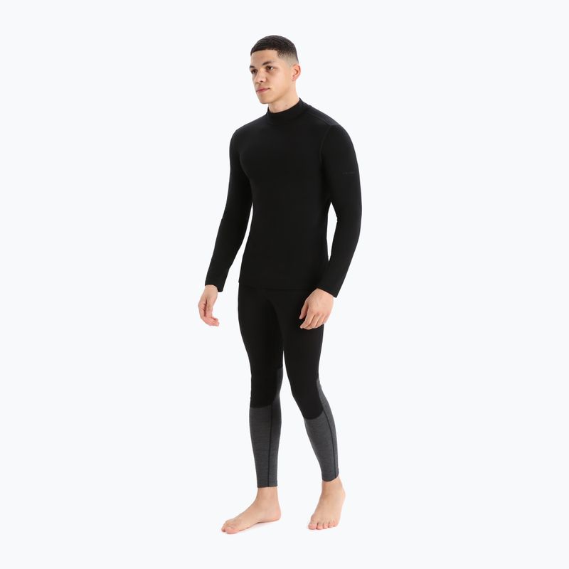 Чоловіча термоактивна кофта icebreaker 260 Tech Turtleneck black 6
