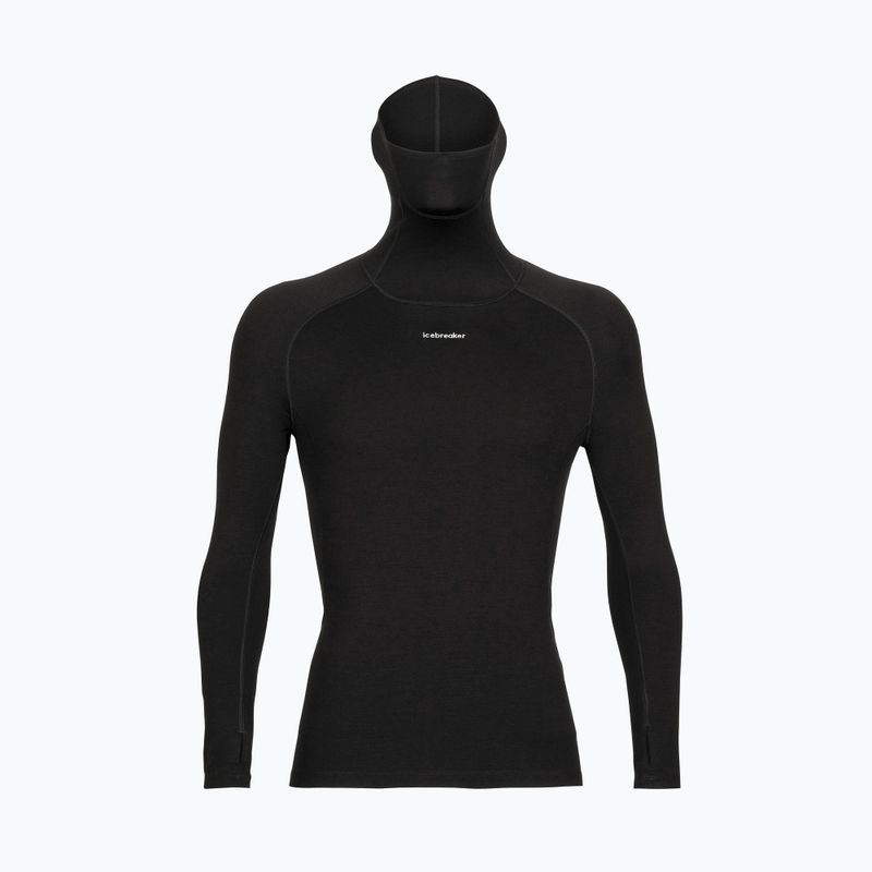 Термокофта чоловіча icebreaker Merino Roll Neck black 6