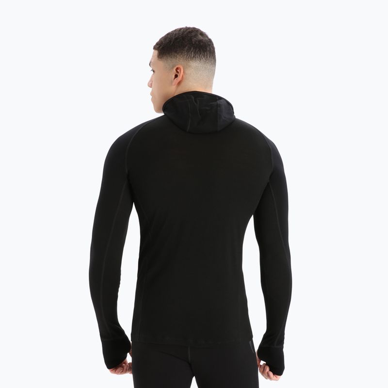 Кофта трекінгова чоловіча icebreaker ZoneKnit Insulated black 2