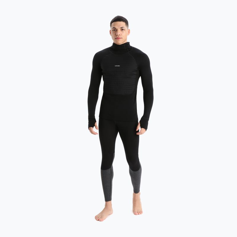 Кофта трекінгова чоловіча icebreaker ZoneKnit Insulated black 3