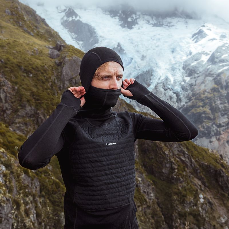 Кофта трекінгова чоловіча icebreaker ZoneKnit Insulated black 11