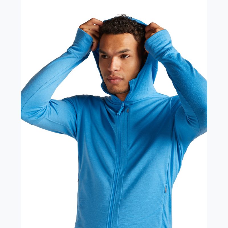 Кофта трекінгова чоловіча icebreaker Merino 260 Quantum IV Zip Hoodie arctic 7