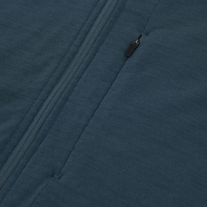 Кофта трекінгова чоловіча icebreaker Merino 200 RealFleece Descender Zip Hoodie abyss/blue ash/black 3