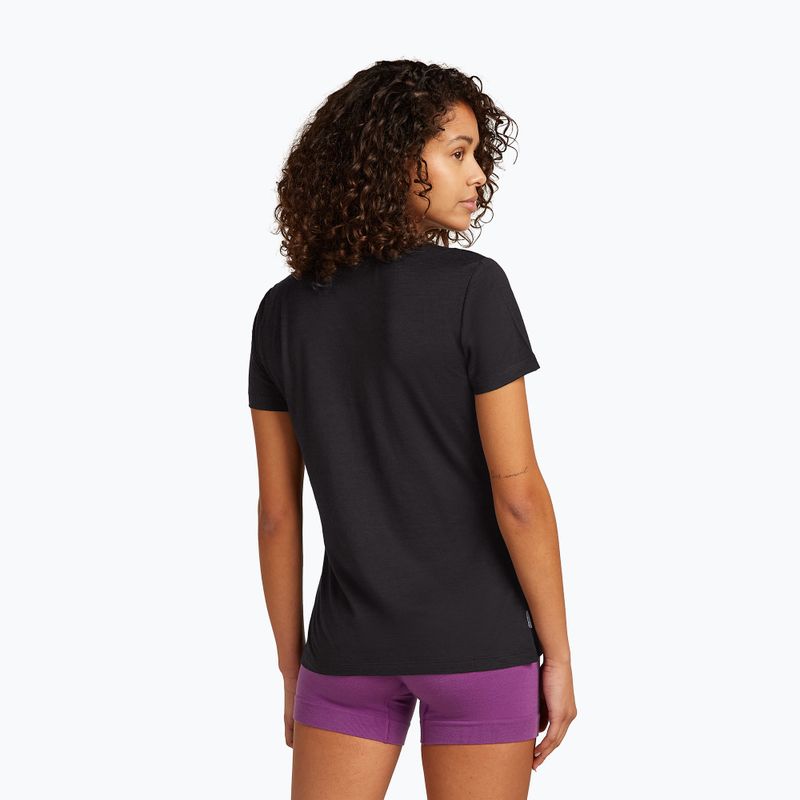 Футболка трекінгова жіноча icebreaker Merino 150 Tech Lite SS Tee Sparkling Stars black 3