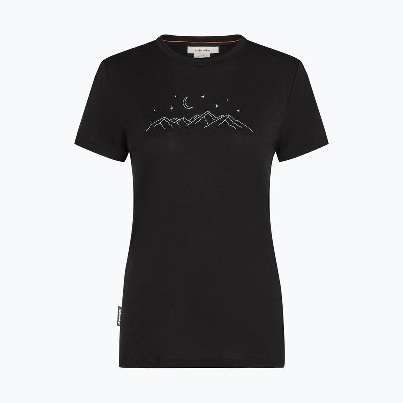 Футболка трекінгова жіноча icebreaker Merino 150 Tech Lite SS Tee Sparkling Stars black 6