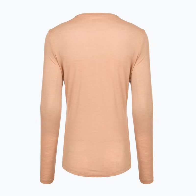 Лонгслів трекінговий жіночий icebreaker Merino 125 Cool-Lite Sphere III LS Tee desert sand 2