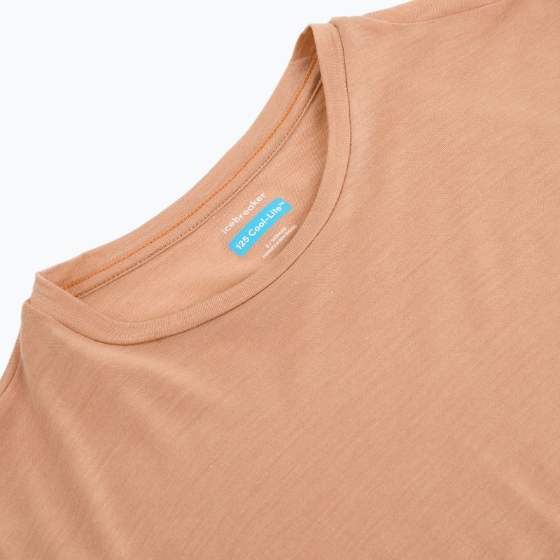 Лонгслів трекінговий жіночий icebreaker Merino 125 Cool-Lite Sphere III LS Tee desert sand 3