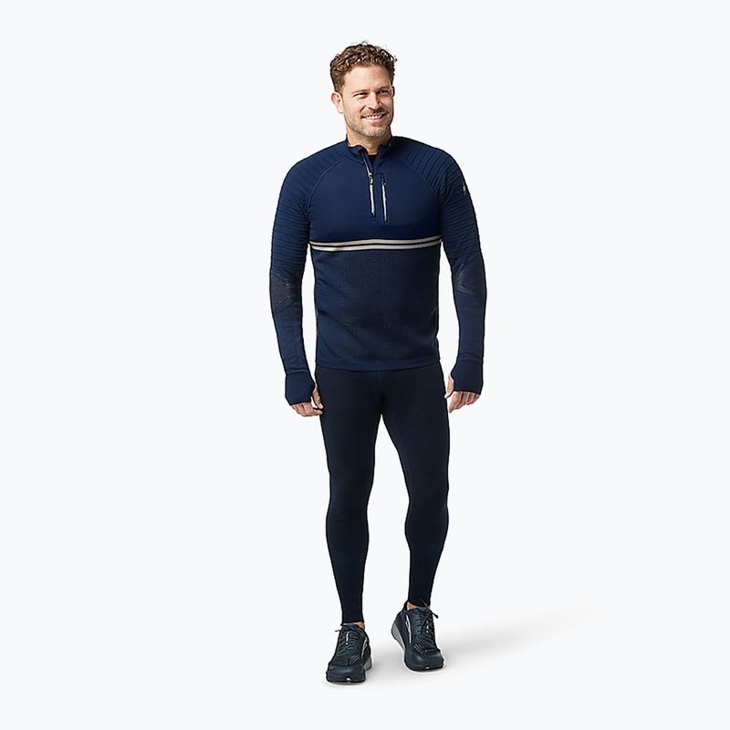 Термокофта чоловіча Smartwool Intraknit Merino Tech 1/4 Zip синя SW016670092 6