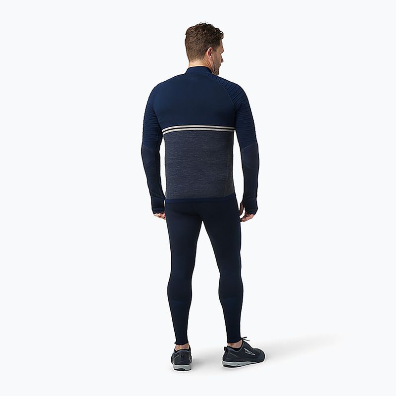 Термокофта чоловіча Smartwool Intraknit Merino Tech 1/4 Zip синя SW016670092 7