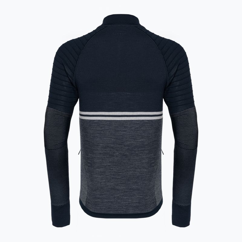 Термокофта чоловіча Smartwool Intraknit Merino Tech Full Zip синя SW016671092 5