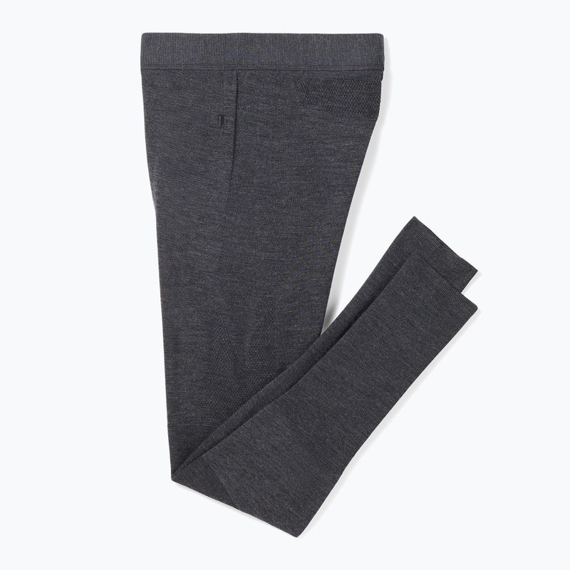 Штани термічні чоловічі Smartwool Intraknit Thermal Merino Baselayer charcoal heather black 3