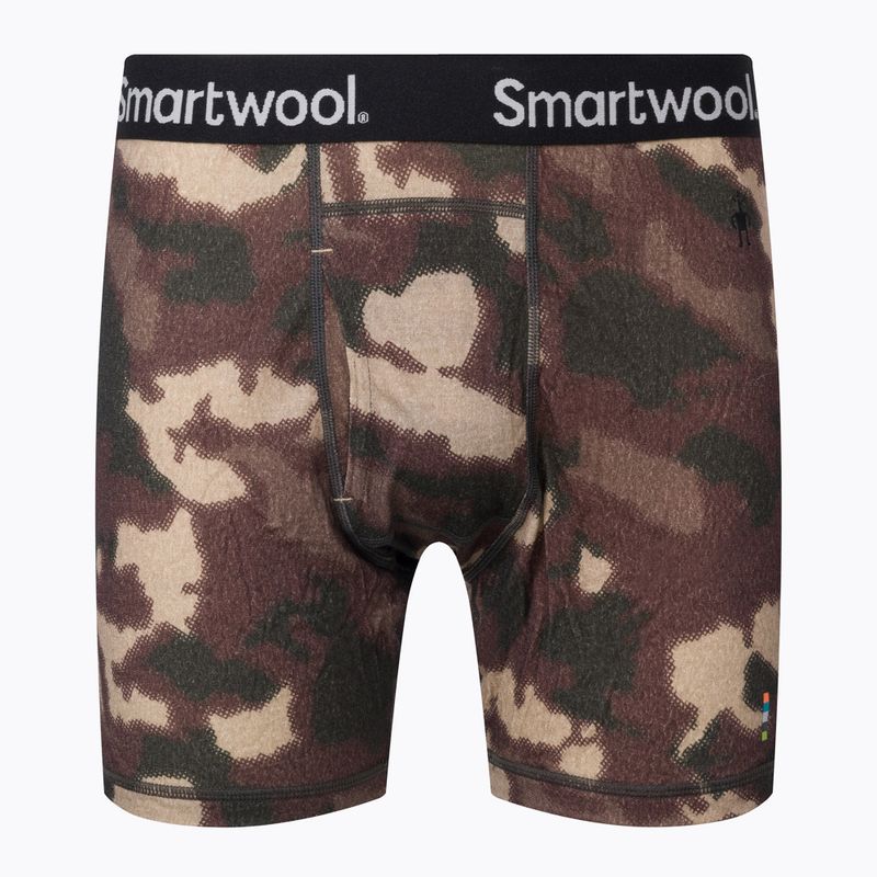 Термобоксери чоловічі Smartwool Merino Print Boxer Brief Boxed camo SW015151K95