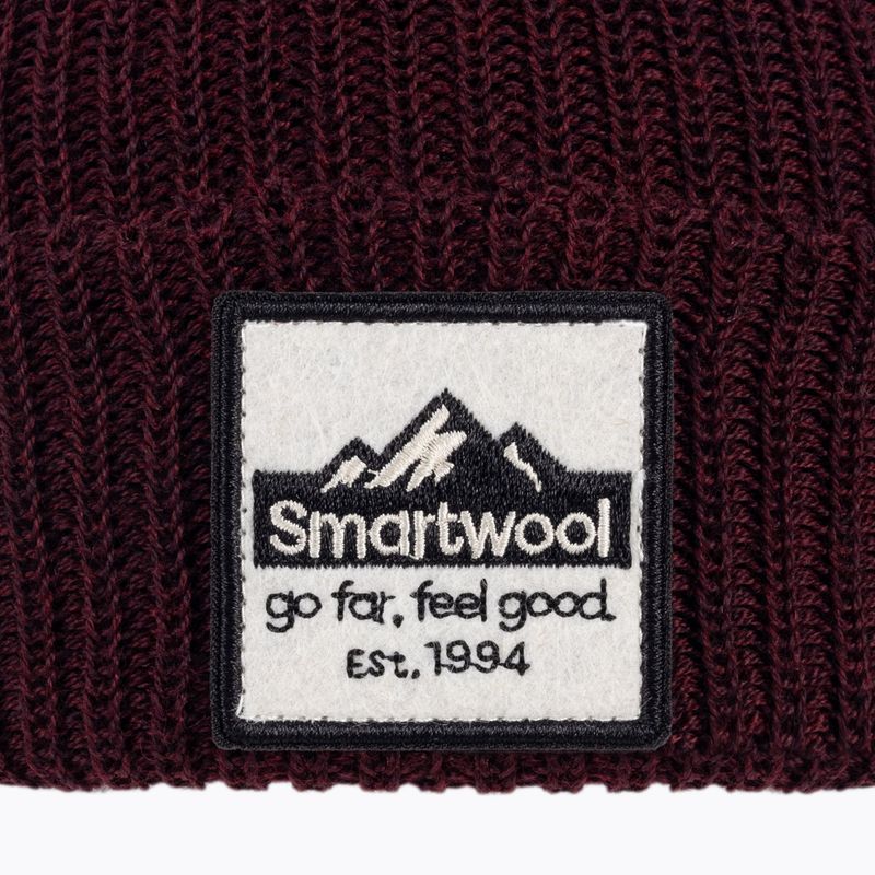 Шапка зимова Smartwool Patch бордова SW011493K40 4