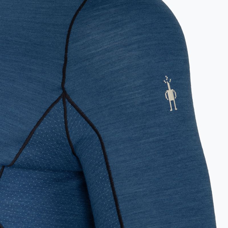 Чоловіча термоактивна кофта Smartwool Merino Sport Crew laguna blue/deep navy 3
