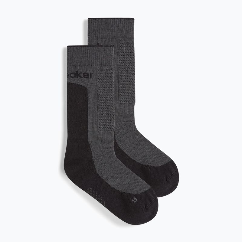 Шкарпетки жіночі icebreaker Merino Hike+ Medium Crew obsidian/black 2