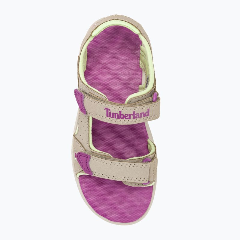 Дитячі босоніжки з чистого кашеміру Timberland Perkins Row 2 Strap з ремінцем 5