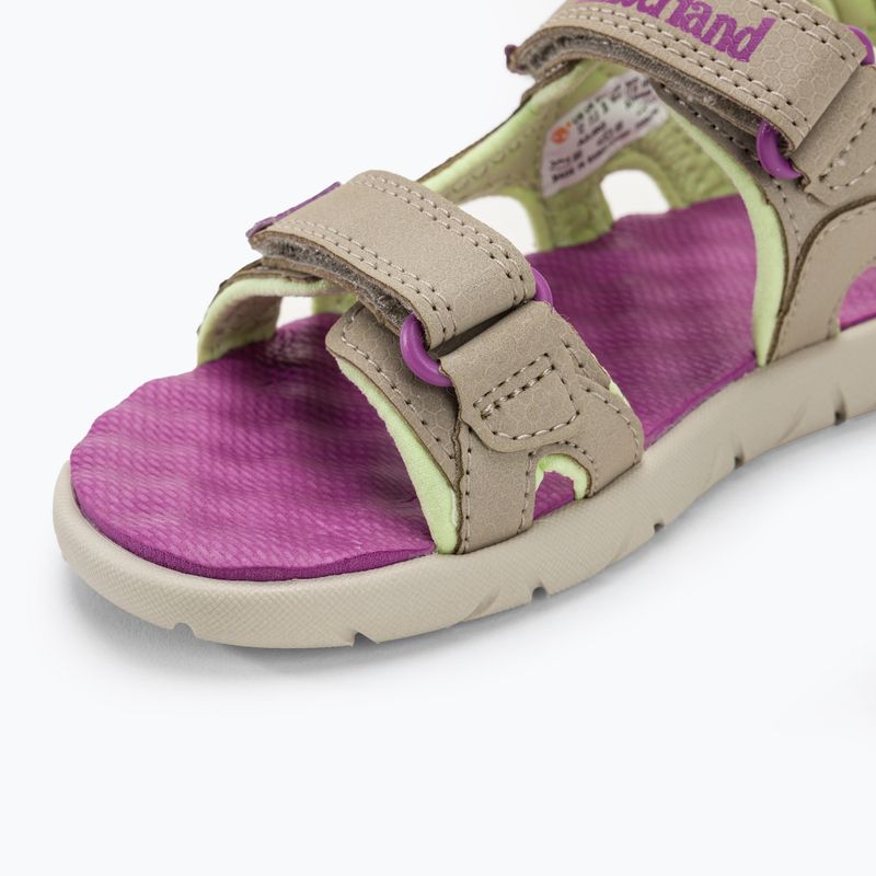 Дитячі босоніжки з чистого кашеміру Timberland Perkins Row 2 Strap з ремінцем 7