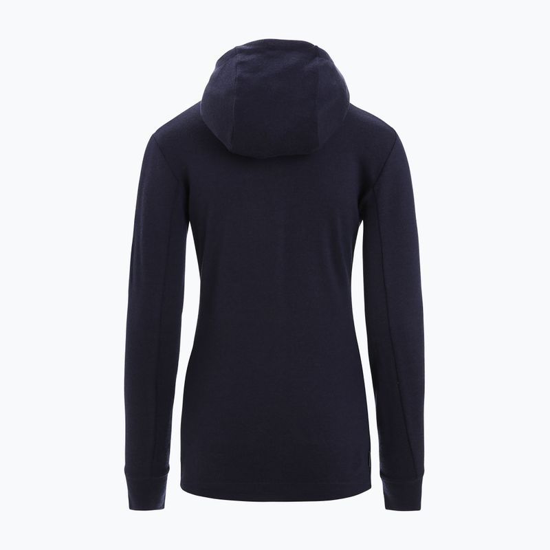 Кофта трекінгова жіноча icebreaker Quantum III Zip Hood midnight navy 7