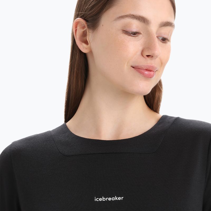 Футболка трекінгова жіноча icebreaker Zoneknit black 4