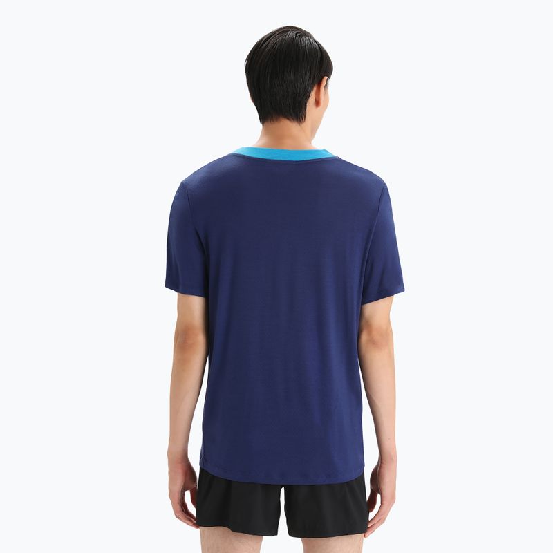 Футболка трекінгова чоловіча icebreaker Zoneknit geo blue 3