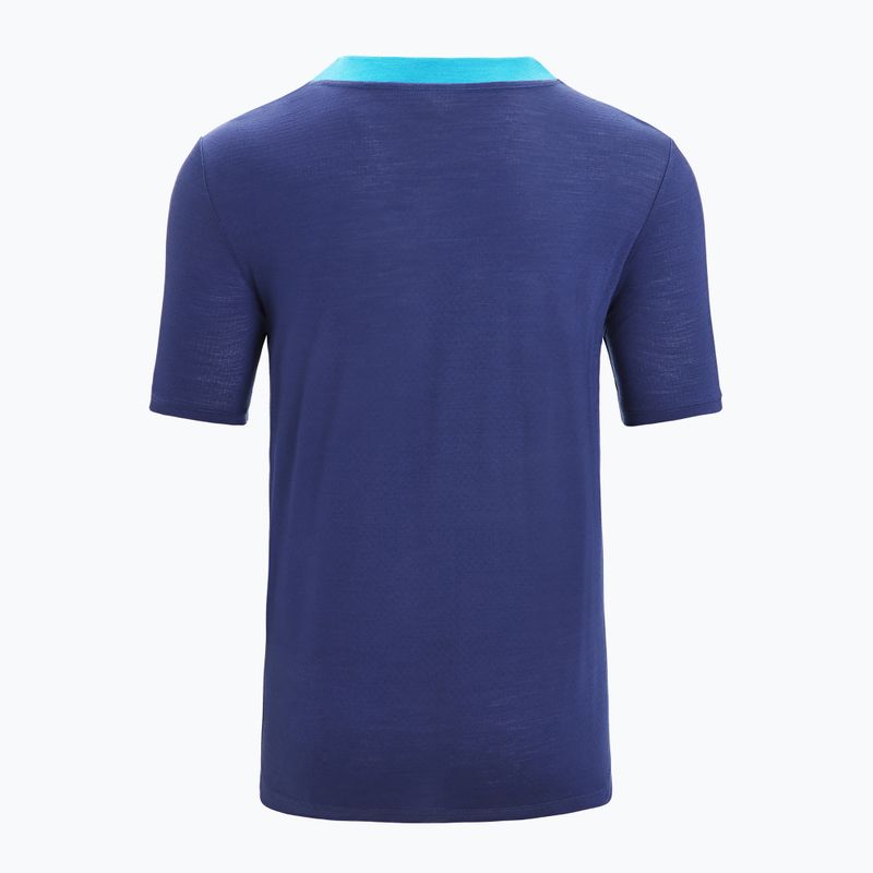 Футболка трекінгова чоловіча icebreaker Zoneknit geo blue 7