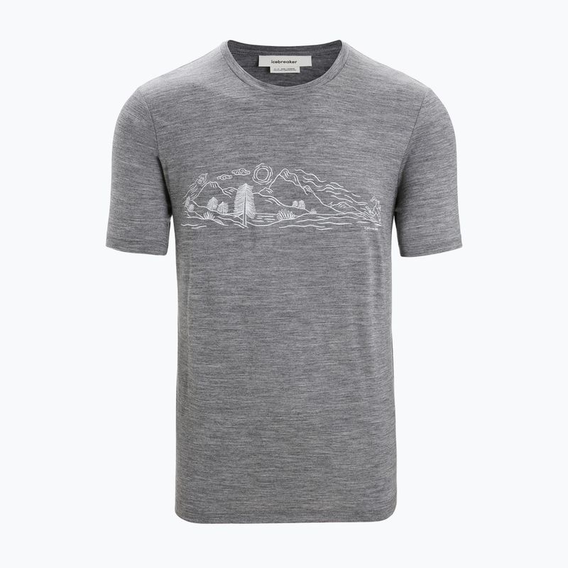 Футболка трекінгова чоловіча icebreaker Tech Lite II Nature Sprint gritstone 6