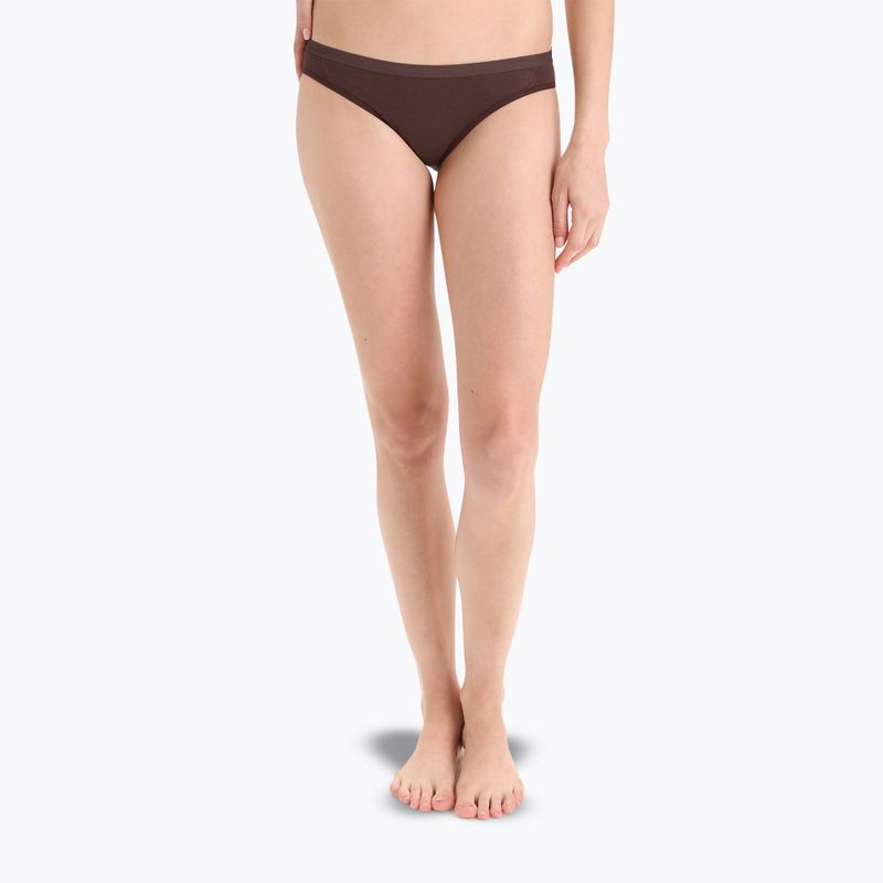 Труси термоактивні жіночі Icebreaker Siren Bikini umber 3