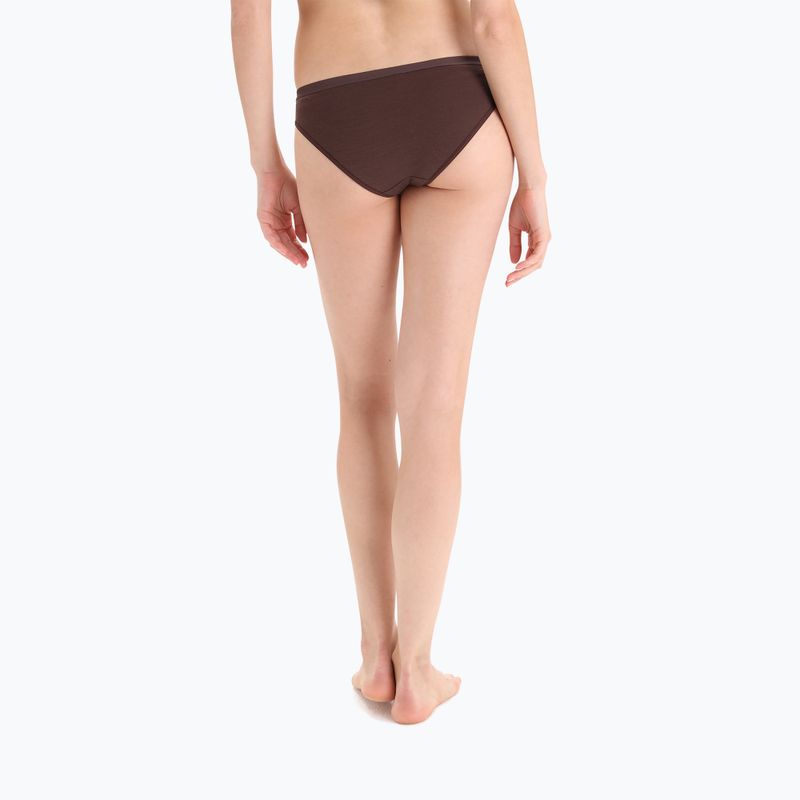Труси термоактивні жіночі Icebreaker Siren Bikini umber 5