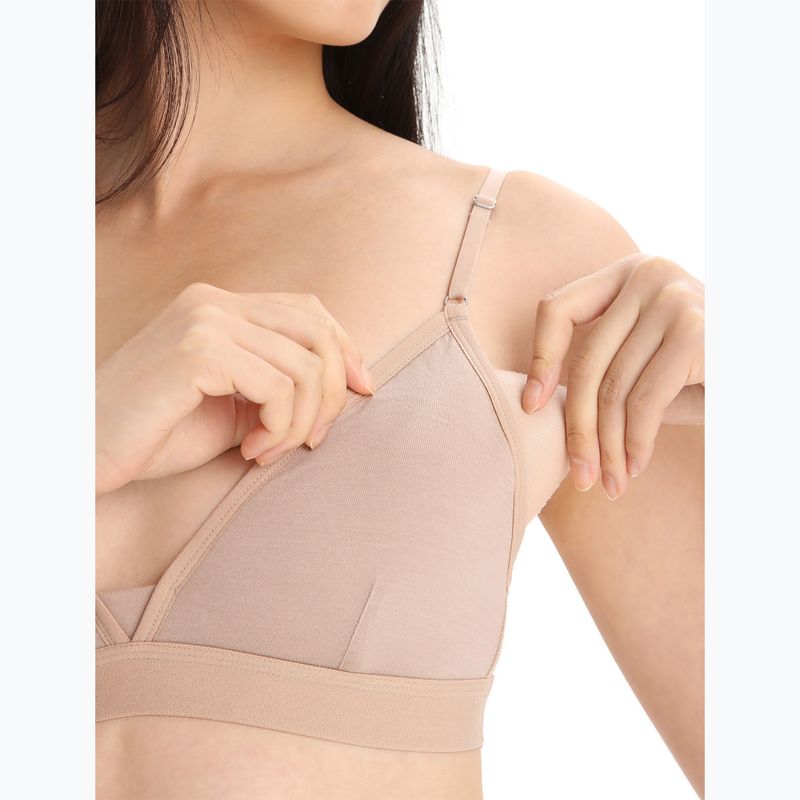 Бюстгальтер термічний icebreaker Merino 150 Siren Bra Inserts praline 9
