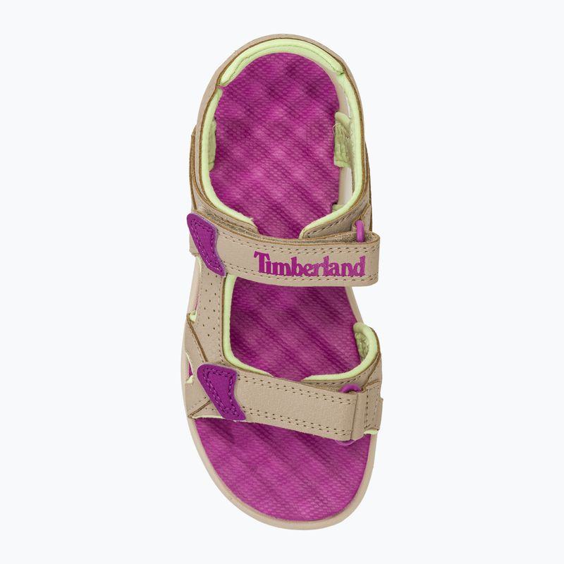 Дитячі босоніжки з чистого кашеміру Timberland Perkins Row 2 Strap з ремінцем 5