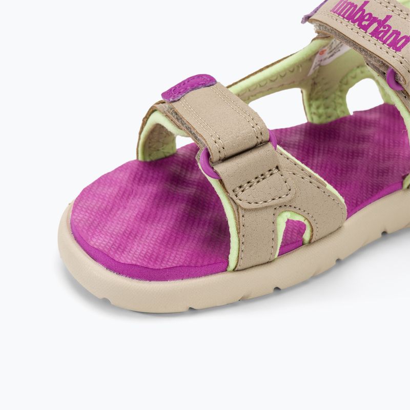 Дитячі босоніжки з чистого кашеміру Timberland Perkins Row 2 Strap з ремінцем 7