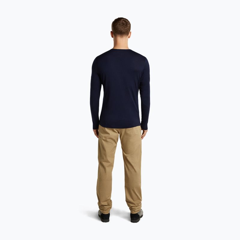 Лонгслів чоловічий icebreaker Merino 200 Oasis Crewe SkiingYeti midnight navy 5