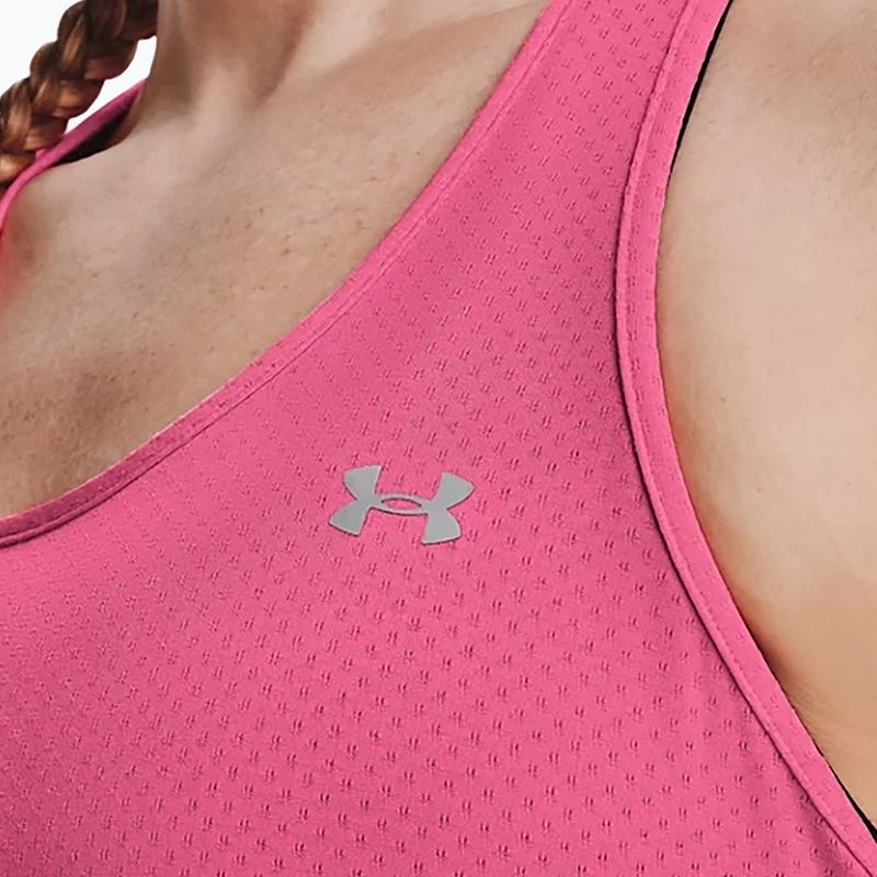 Майка тренувальна жіноча Under Armour HeatGear Armour Racer Tank рожева 1328962 4