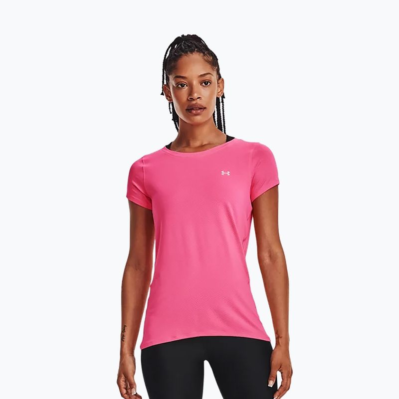 Футболка тренувальна жіноча Under Armour UA HG Armour SS рожева 1328964 3